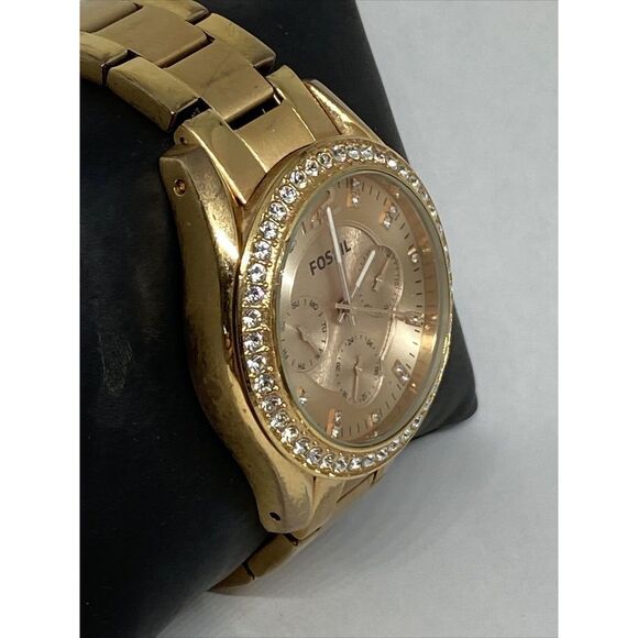 Fossil ES2811 Women's Rose Gold Stainless Steel Analog Dial Quartz Watch HK1066 - Picture 5 of 12